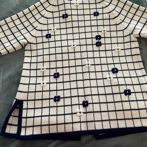 Lilly of California vintage open front cardigan sweater. - Picture 5 of 11